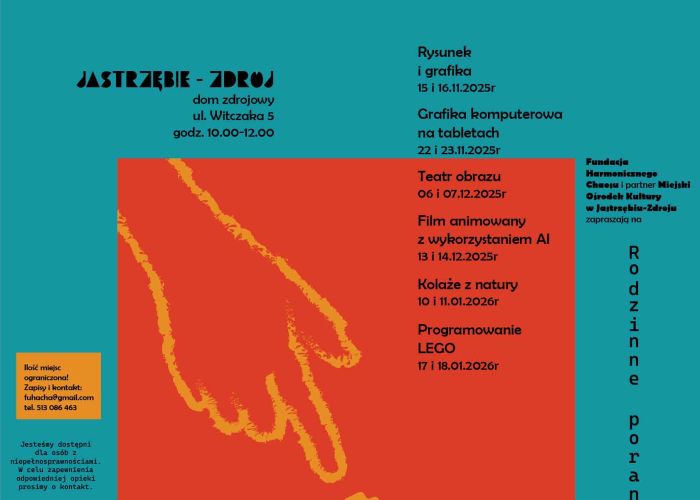 Transformacja, edukacja, sztuka - cykl rodzinnych warsztatów Poranki ze sztuką